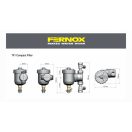 X FERNOX TF1 Compact mágneses iszapleválasztó golyóscsappal és Filter Fluid + Protector folyadékkal, 22mm