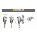 X FERNOX TF1 Total filter mágneses iszapleválasztó golyócsappal és Protector + Filter Fluid folyadékkal, 28 mm