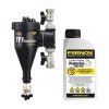 FERNOX TF1 Total filter mágneses iszapleválasztó golyócsappal és Protector + Filter Fluid folyadékkal, 3/4"