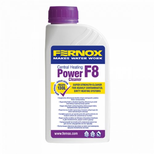 FERNOX Cleaner F8 tisztító folyadék 100 liter vízhez, 500 ml