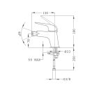 STROHM TEKA Itaca bidé csaptelep
