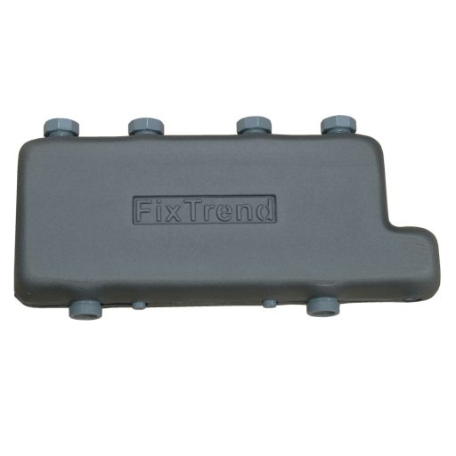X FixTrend Tech Smart 2 körös acél fűtőköri osztó-gyűjtő és hidraulikus váltó szigeteléssel, 6/4"