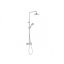KLUDI xDIVE 3S Dual Shower termosztatikus króm zuhanyrendszer 