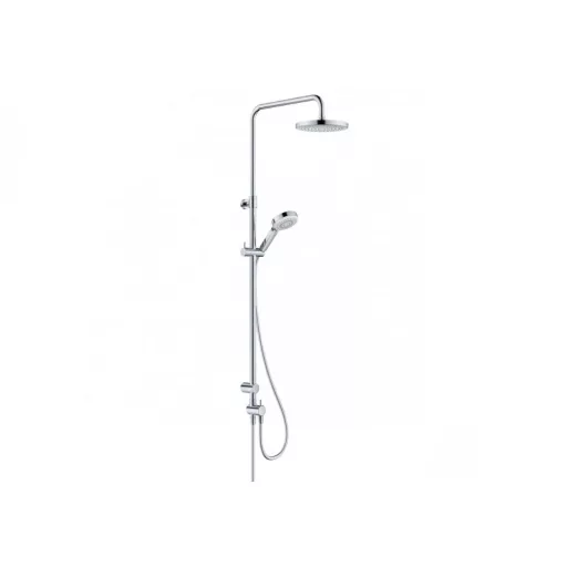 KLUDI xDIVE 3S Dual Shower króm zuhanyrendszer esőztető fejjel és kézizuhannyal