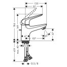 X HANSGROHE Novus 70 mosdócsaptelep automata leeresztő szeleppel