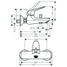 X HANSGROHE Novus kádtöltő csaptelep