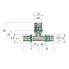 COMAP 7130RW MultiSkin press szűkített T-idom, 16x2-20x2-16x2mm