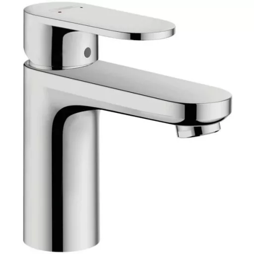 Hansgrohe Vernis Blend 70 króm egykaros mosdó csaptelep oldalnézetből