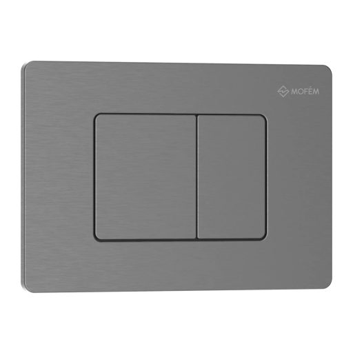 Mofém EVO 30 rozsdamentes acél nyomólap grafit szürke színben