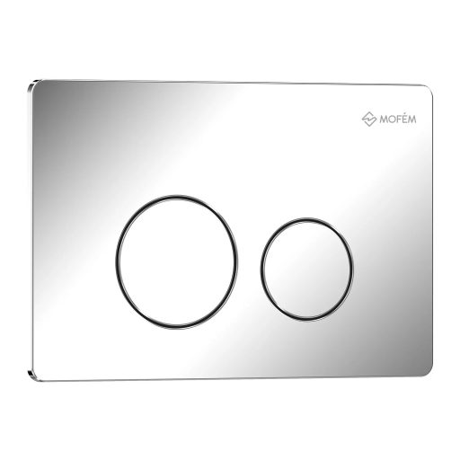 Mofém EVO 20 rozsdamentes acél nyomólap króm színben 