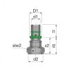 COMAP 7359GEW MultiSkin press eurokónuszos félhollander, 16x2mm - 3/4"