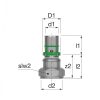 COMAP 7359GEW MultiSkin press eurokónuszos félhollander, 20x2mm - 3/4"