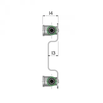   COMAP 7507W MultiSkin press szerelt falikorong, 16x2mm - 1/2" - 150mm