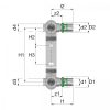 COMAP 7507W MultiSkin press szerelt falikorong, 16x2mm - 1/2" - 150mm