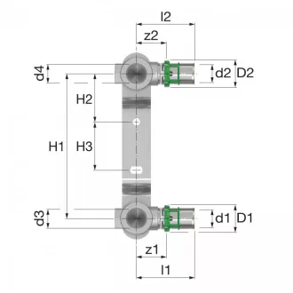   COMAP 7507W MultiSkin press szerelt falikorong, 16x2mm - 1/2" - 150mm