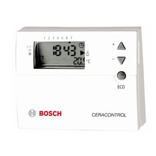 Bosch TRZ 12-2 digitális szobatermosztát, programozható, 230V