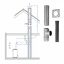 X BOSCH AZB 616/1 koncentrikus vízszintes bekötő készlet kéménybe kötéshez PPs/alu 80/125 mm  L=630 mm