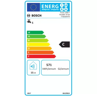 BOSCH Tronic 1000T Slim ERP 30 literes villanybojler