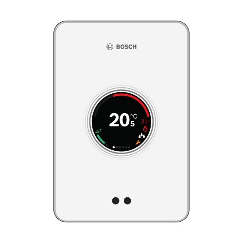 Bosch EasyControl CT 200 vezetékes programozható digitális szobatermosztát Wi-Fi vezérléssel, fehér