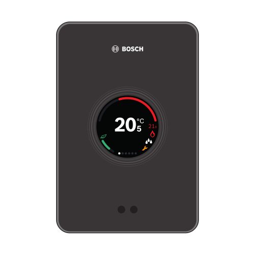 Bosch EasyControl CT 200 programozható digitális szobatermosztát, vezeték nélküli (Wi-Fi), fekete