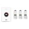 Bosch EasyControl Set CT 200 okostermosztát 3db rádiós termofejjel, fehér