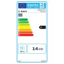 X BOSCH Condens GC7000iW 14 P 23 fali kondenzációs fűtő gázkazán fehér üveg előlappal