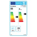X BOSCH Condens GC7000iW 30/35 C 23 fali kondenzációs kombi gázkazán fehér üveg előlappal