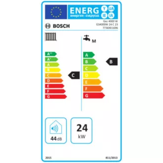 BOSCH GS 4000 W 24 C 23 fali kéményes kombi gázkazán