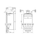 X BOSCH Condens GC2300iW 24/30 C 23 fali kondenzációs kombi gázkazán