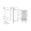 X BOSCH Condens 7000 W ZSBR 28-3 E fali kondenzációs fűtő gázkazán
