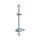 STROHM TEKA Baltic króm zuhanytartó rúd szappantartóval, 60cm