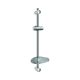 STROHM TEKA Baltic króm zuhanytartó rúd szappantartóval, 60cm