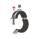 FISCHER FGSR csuklós gumibetétes csőbilincs 25-30mm, 3/4"
