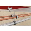 FISCHER FGSR csuklós gumibetétes csőbilincs 50-55mm