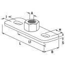 FISCHER GPS M10 alaplap, 120x40x4mm