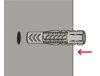 FISCHER STST tőcsavar, 8x180mm
