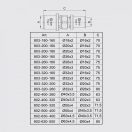 TE-SA press szűkítő idom, 32x20 mm

