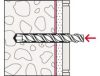 FISCHER WD mosdótál- és vizelderögzítő szett, 10x120mm