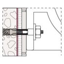 FISCHER WST mosdótál- és vizelderögzítő szett, 12x150mm 