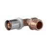 TE-SA press külső menetes könyök idom, 16x2 mm - 1/2" K

