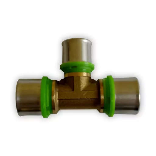 TE-SA press szűkített T-idom, 32x26x32 mm

