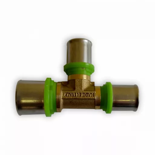 TE-SA press szűkített T-idom, 20x16x16 mm

