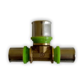 TE-SA press szűkített T-idom, 20x26x20 mm

