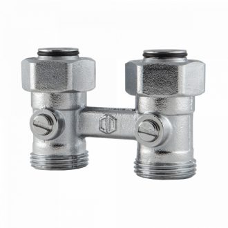   FixTrend egyenes golyóscsapblokk, G3/4" x G3/4" (Kermi, Radel radiátorokhoz)