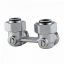 FixTrend sarok golyóscsapblokk, G3/4"x G3/4" (Kermi, Radel radiátorokhoz)
