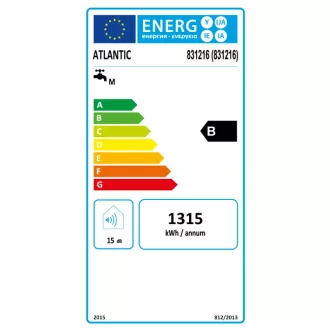 ATLANTIC Vertigo Steatite 50 fehér színű WiFi bojler