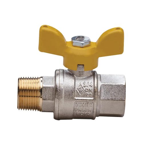 TECNOVIELLE golyóscsap gázra 3/4" fix KB