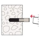 FISCHER EA M6 N feszítődübel, 100 db/csomag