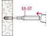 FISCHER EA M8 N feszítődübel, 100 db/csomag