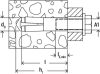FISCHER EA M8 N feszítődübel, 100 db/csomag